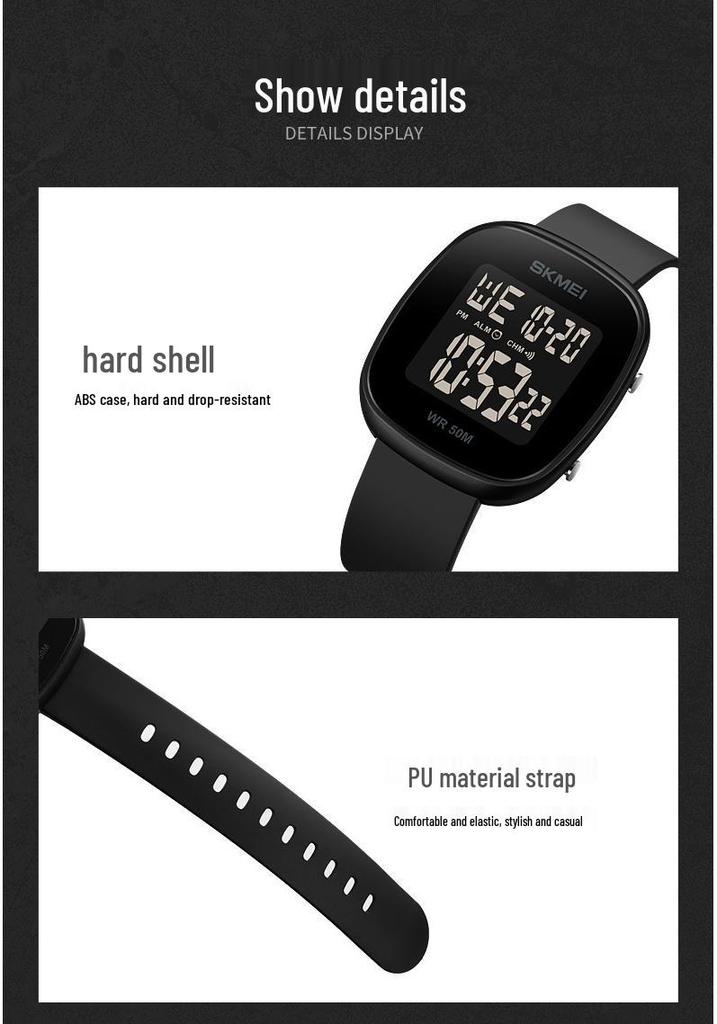Shike Mei 1843 Multifunctional Digital Sports Watch for Men and Women