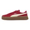 Puma Smash Platform Comfortable Versatile Breathable Low-Top Sneakers Women sneakers Red 366488-19