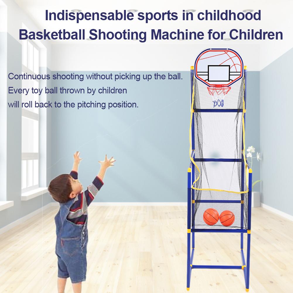 Home Indoor Removable Basketball Shot Shooting Machine Hoop Stand Children Sports Boys Toy
