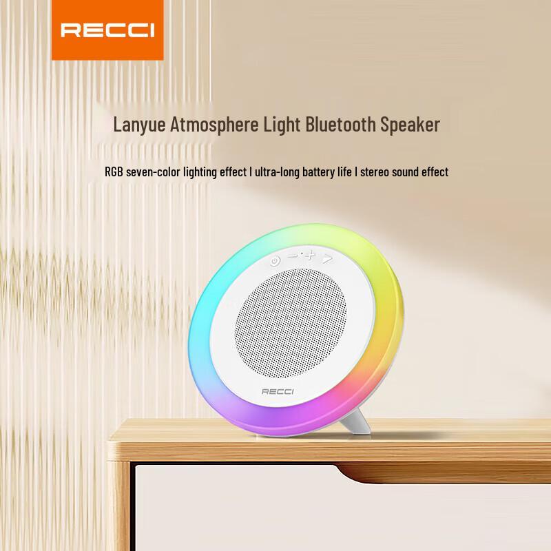 

Recci RGB Bluetooth Portable Speaker