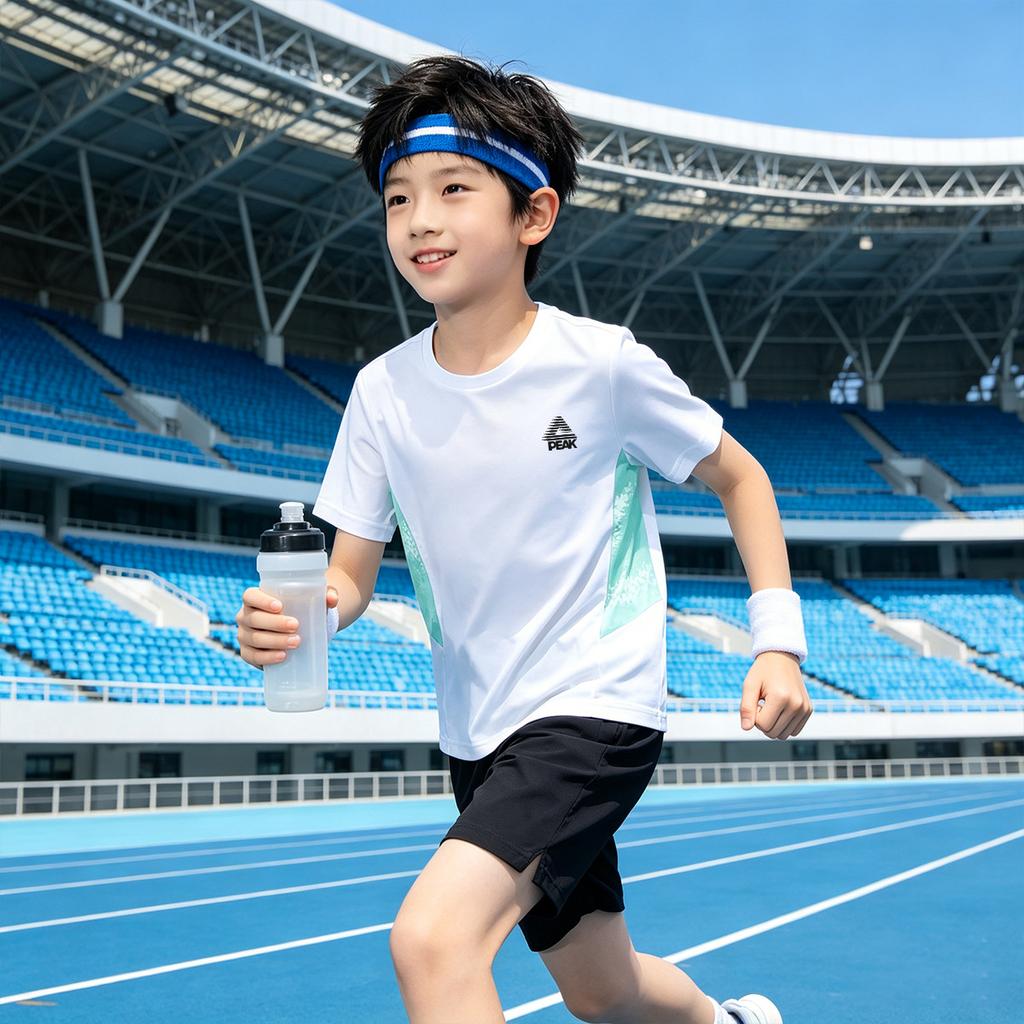 Boys' Summer Cool Sports Loose Splicing Top