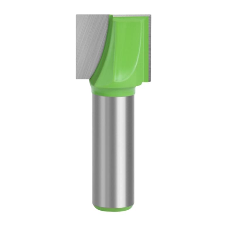 Durability Steel Tipped Bottom Cleaning Routers Bit for Efficient Woodworking Task with 1/2Inch Shank and Green Finishes