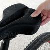 Bikes Seat Memory Foams Bikes Saddle for Women Man, Water Resist Bikes Seat