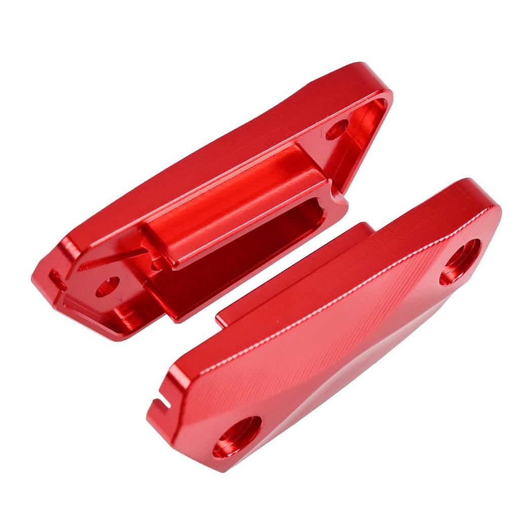 1 Paar Bremsflüssigkeitsbehälter-Abdeckung Kappe Lenker CNC-Aluminiumlegierung Rot Schwarz Für Sur Ron Light Bee X LBX für Segway X260 X160 Ganzjährig