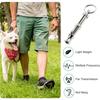 Dog Training Whistle Stop Barking Device Ultrasonic Training Flute Silent Whistle Control Tool Puppy Train Keychain Pet Supplies