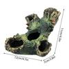 Fish Tank Artificial Bridge Resin Landscape Decoration Bridge Aquarium Equipment Accessories Ornament Cave Aquatic Pet Fish