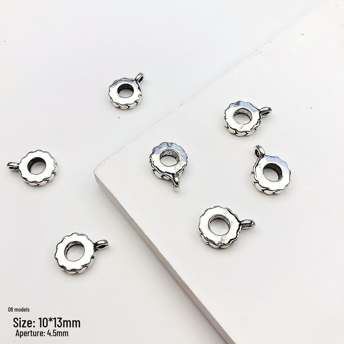 

Ретро японские бусины-разделители из тибетского серебряного сплава: Трехстороннее соединение для самостоятельного изготовления браслетов и ожерелий.