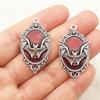10PCS Cameo Style Bat Pendant Charm Enamel Coating Gothic Pendant Charm  Halloween Costume