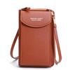 Mote Mobiltelefon Skulderveske Kvinner PU Skinn Crossbody Bag 2022 Ny veske Kortholder Messenger Bag Klaff Lommebok Veske