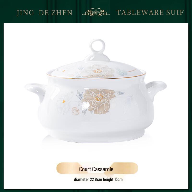 Jingdezhen Elegant Palace Bone China Pot