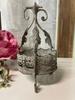 Carved plant crown metal decorative vintage crown