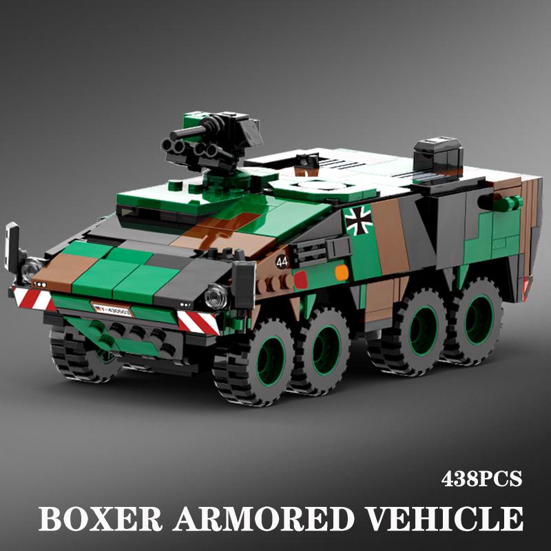 2025 Modern Military Armor Vehicle DANA M2 BTR-4 Infantry Fighting Car Model Building Blocks Sets Tank Building Brick Kid Toy