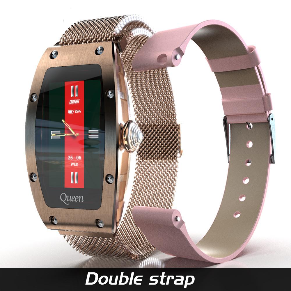 Lokmat Queen Elegante Mujer Smart Watch Moda Fitness Tracker Monitor de  frecuencia cardíaca Reloj Inteligente para Android iOS comprar a buen  precio — entrega gratuita, reseñas reales con fotos — Joom