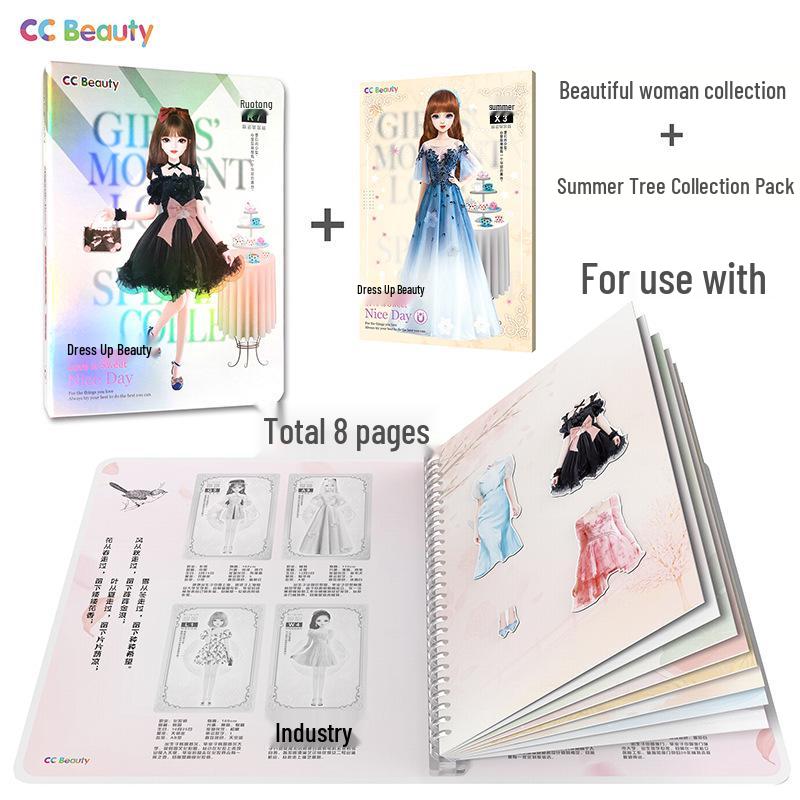 Magnetic Dress-Up Puzzle Book for Girls: Sticker Toy and Fashion Doll for Ages 4-6