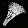 100Pcs Pearls Sticks Wearable ABS DIY Decoration Accessories for Wedding Party