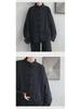 Herren Langarm Leinen Chinesische geknöpfte Hanfu Tang Jacke, Übergröße