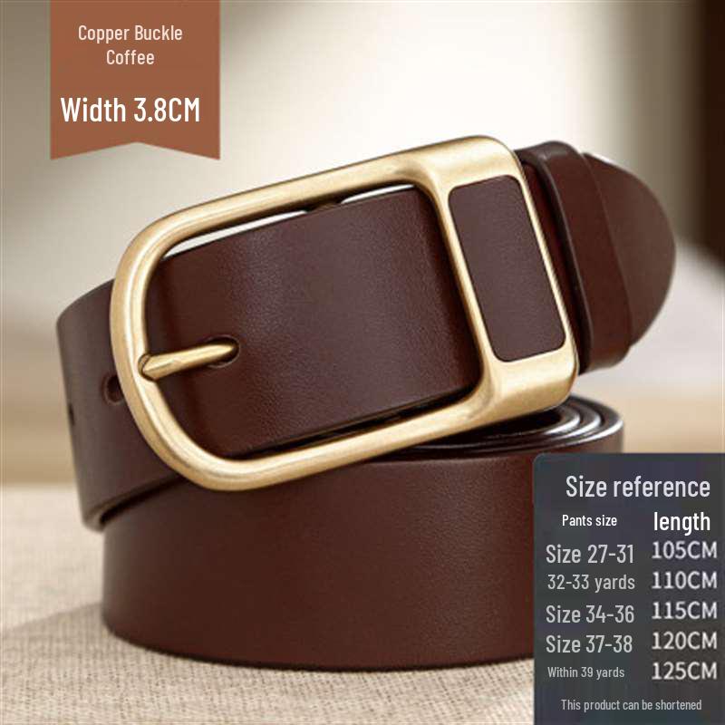 Ceinture décontractée à boucle rotative pour homme - Polyvalente et tendance, style coréen