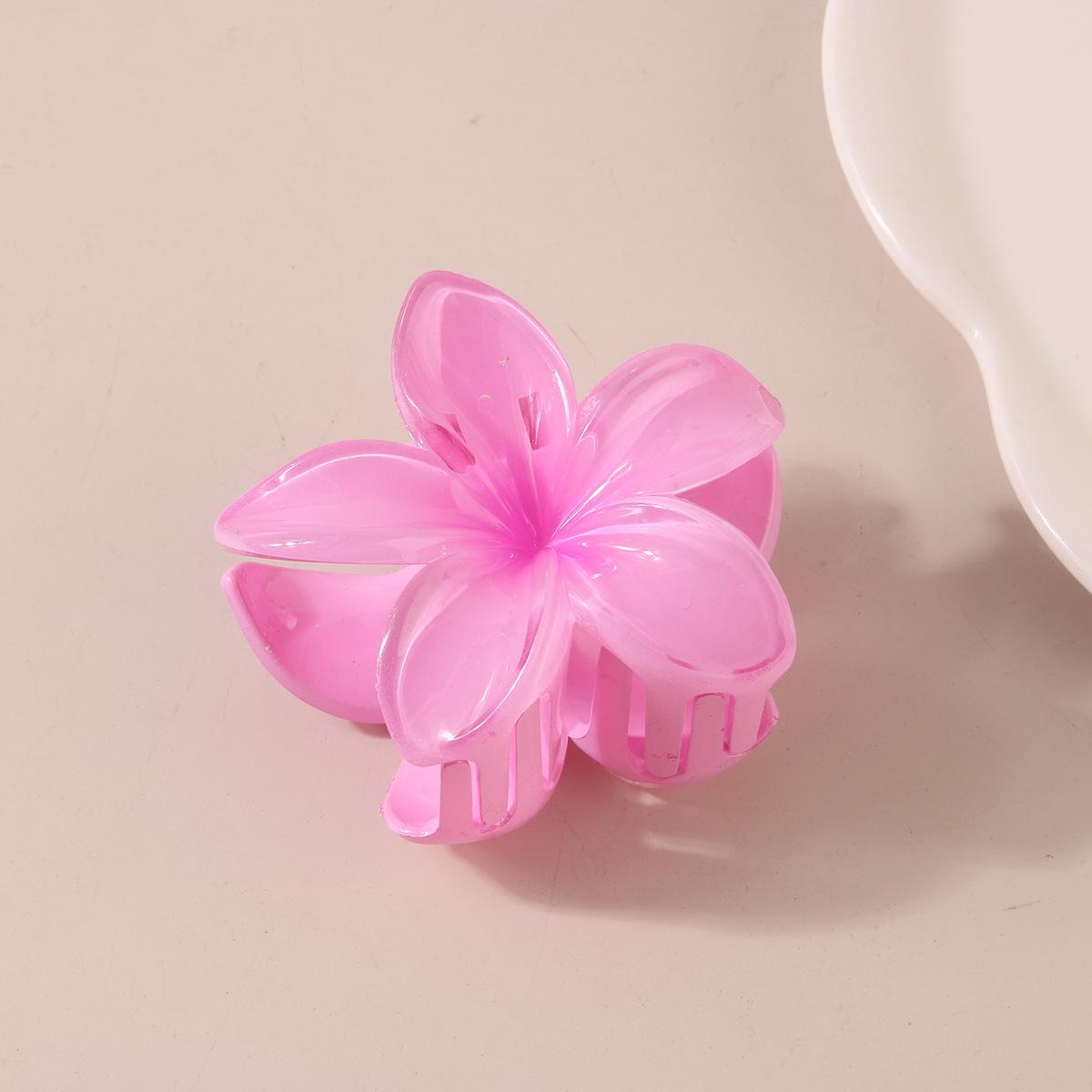 

Vintage Colorful Frangipani Hair Claw Clip for Women Contact for Independent Packaging Price