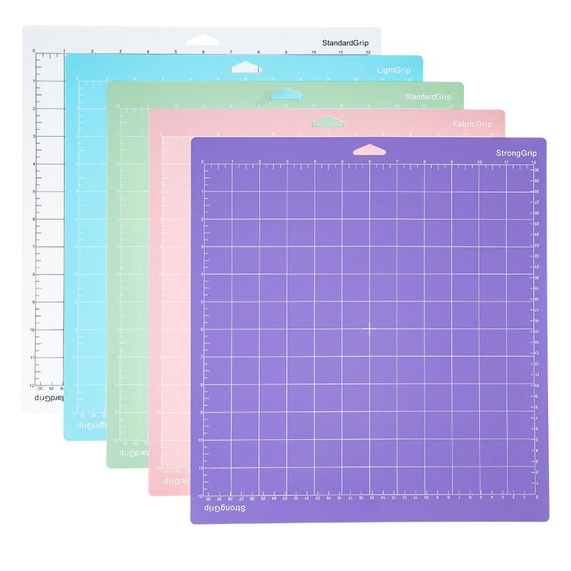 Multi-color PVC Engraving Machine Pad 12* 12-inch Adhesive Engraving Machine Pad Manual Diy Cutting Pad