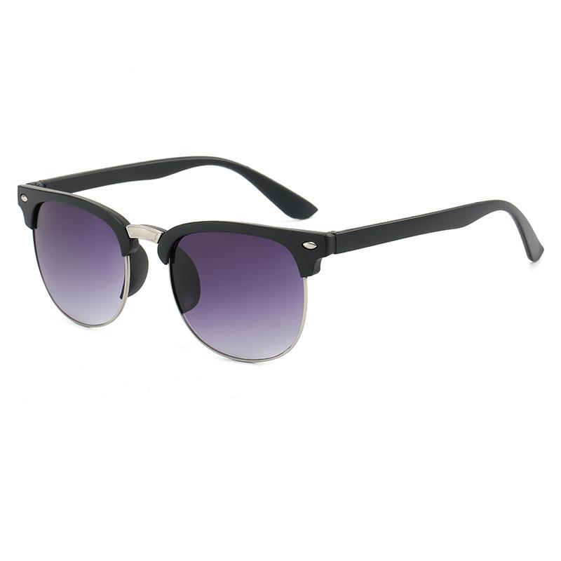 Sunglasses Men Brand Designer Sun Glasses Women Men Classic Fashion Semi Rimless Classic Sunglasses UV400