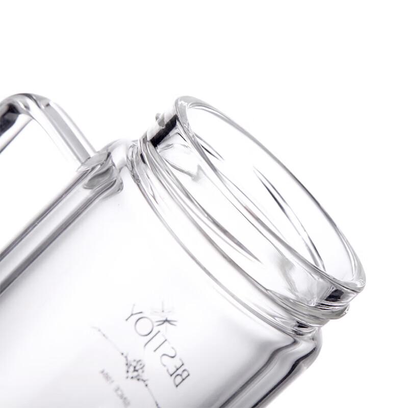 FUGUANG BESTJOY High Borosilicate Glass Tea Cup with Infuser and Handle