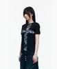 AAKAM Mosaic Cross Half Top (Black)