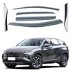 Window Visors & Rain Guards with Bright Strips for 21st Model Tucson L