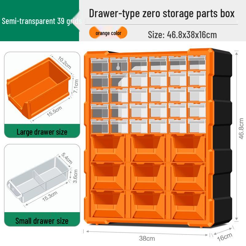 Schubladen-Teilebox: Schrank für elektronische Bauteile & Schrauben