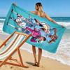 The Blues Print Beach Towel, Large Soft Quick Dry Towel for Beach Camping Swimming