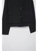 2024 Autumn Black Women's Casual Jacket with Pockets - European & American Style