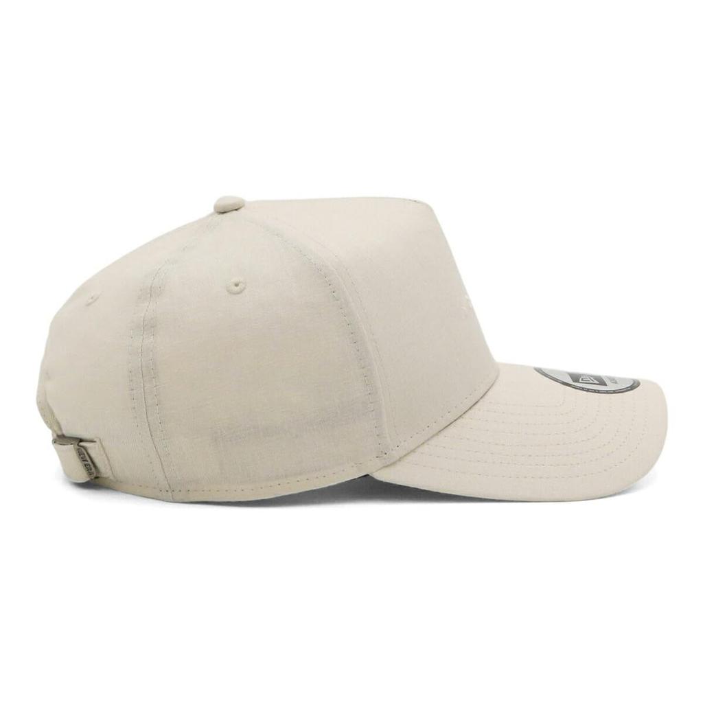 New Era 9FORTY Cap In Light Flax Cotton with Handwritten Exclusive To and 9FORTY 940 Cap with Long Visor and Perfect for Spring and Adjustable Sizes