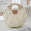 Summer Woven Handheld Ladies Bag With Cotton Rope Material For Casual Beach Wear