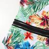 New Ladies One-piece Bikini Personality Printed Ruffle Bikini Swimsuit