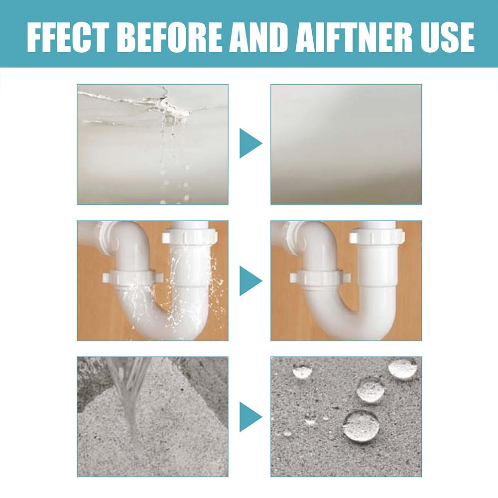 Transparent Waterproof Coating Sealant Agent Wall Leak Repair Material Invisible Glue For Roof Leakage Crack Accessory 30/300g