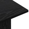 Console Table Black Oak 100 X 30 X 75 Cm Engineered Wood