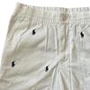 Polo Ralph Lauren SS24 Pony Embroidered Mid-Rise Straight Leg Shorts Kids Shorts White 323791759-001