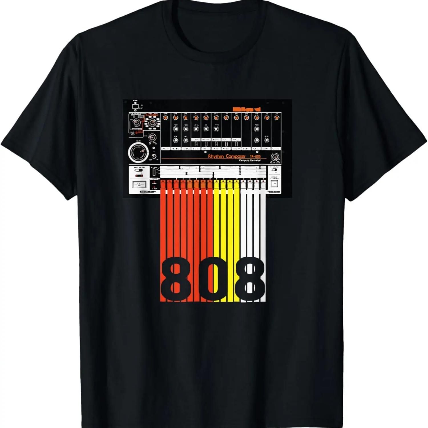 

808 Drum Machine T-Shirt, Music, Beats T-Shirt XXXXXL чёрный