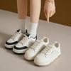 Versatile Internet celebrity platform heightening casual sports shoes 2025 autumn new fashion versatile sports white shoes