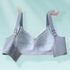 Lingerie Women's Thin Full-cup Large-sized Bra Without Underwire Strapless and Adjustable Bra Push Up Bra