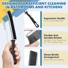 2025 New Crevice Cleaning Brush, Corner Tile Narrow Joint Brush, Kitchen & Bathroom Stiff Bristle Brush