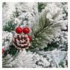 1Pc Christmas Decoration Flocked Falling Snow Rattan Snow Scene Rattan for Outdoor Yard Patio Garden Home Wedding Holiday Party Decoration