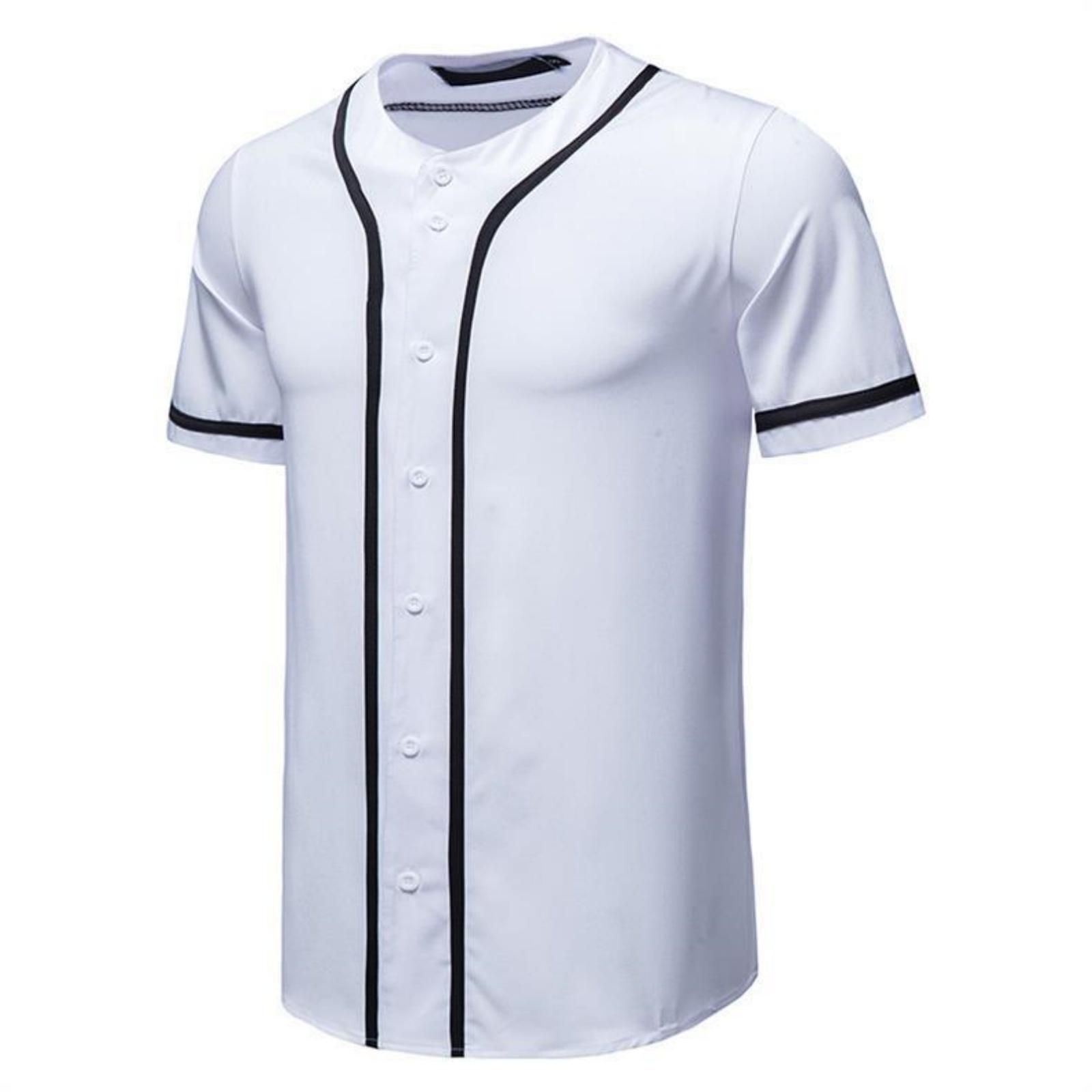 

Men s Casual Fashion Round-neck Short-sleeved Shirt - Men s Baseball Sport Breathable Top XL