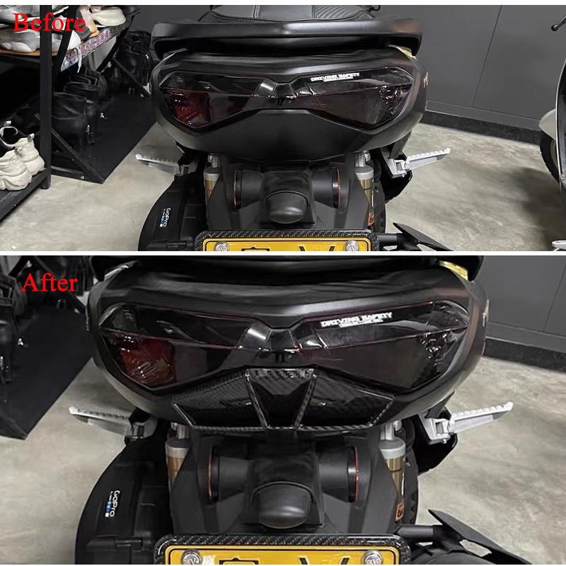 For Yamaha NMAX155 NMAX125 2020-2025 Motorcycle NMAX 155 N-MAX 125 rear tail light lamp cover protection decorative accessories