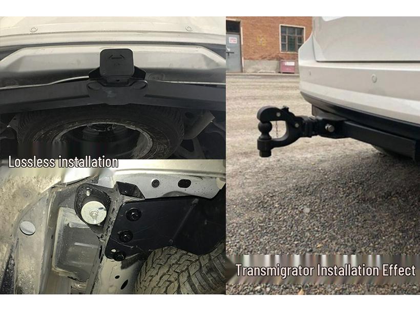 Toyota Fortuner/FJ Cruiser Tow Hook & Bar with Recovery Rack and Rear Trailer Hitch for Yacht