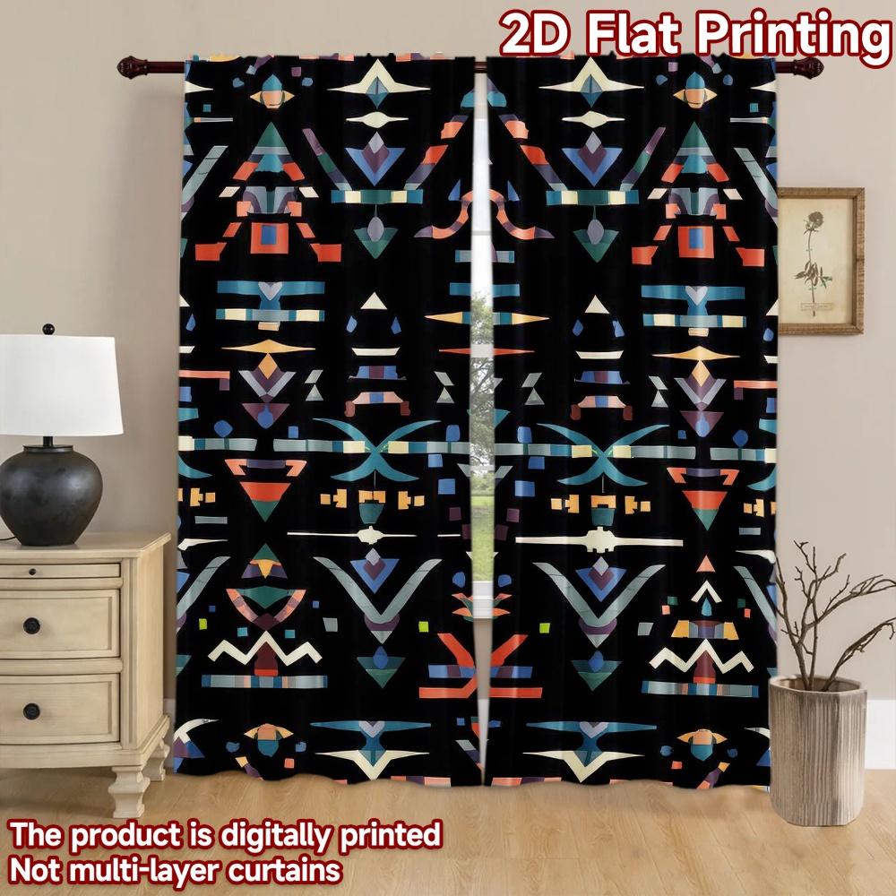 2D flat Photography Backdrop Popular Background cloth Geometric Shapes 100% Polyester Family Party Decoration Use for