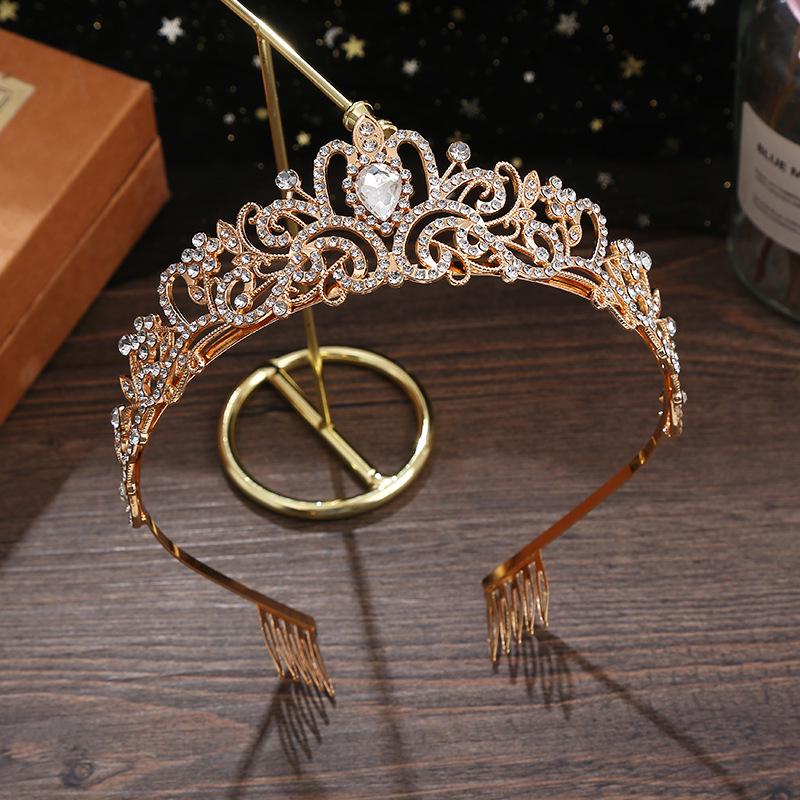 Children's Rhinestone Crown Headband for Birthday, Party, Wedding, and Performance