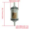 12 Type Universal Air Diesel Filter Parking Heater Parts Fuel Oil Filter Water Separator Replacement Fit Truck Bus Caravan Boat