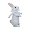 Easter Bunny Figurine Resin Rattan Woven Ornament Desk Decoration Festival for Children Day Birthday Wedding Gift Supply