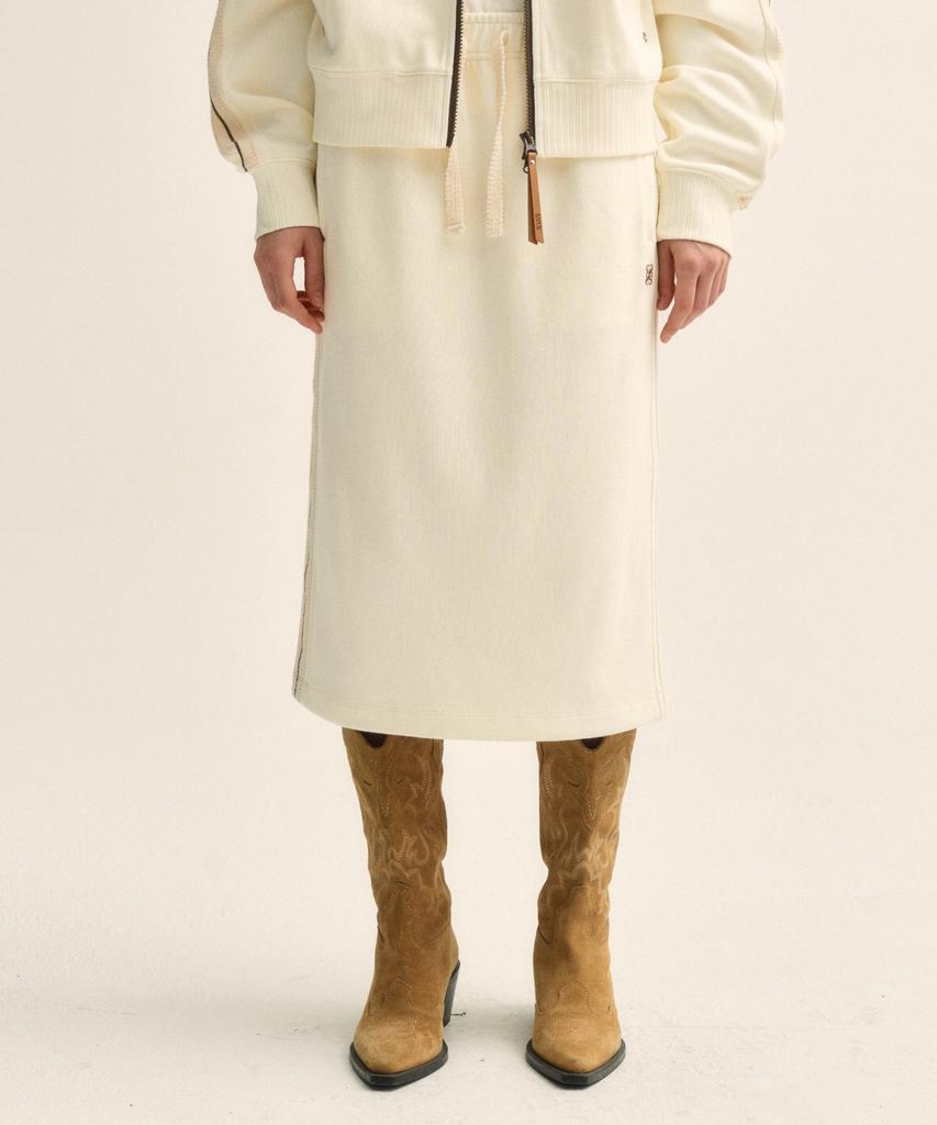 Seteo (W) Roton Midi Skirt Resort Cream