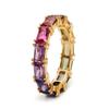 Exquisite and Fashionable Rainbow-colored Zirconium Women's Ring